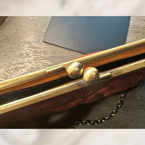 Patricia Nash Potenaz Frame Crossbody Clutch in Tooled Florence - Picture 3 of 5